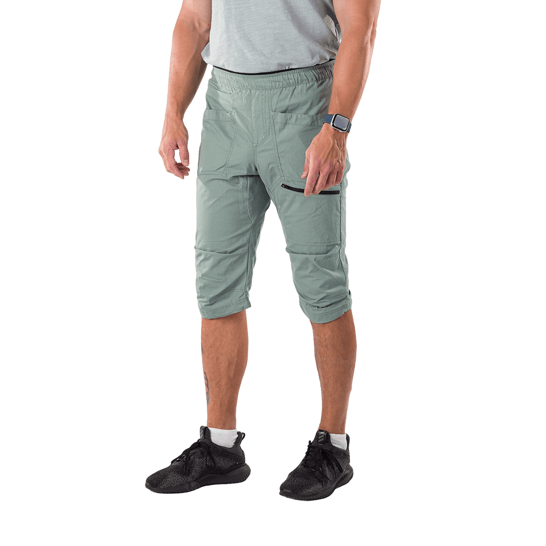 BE-3534OR men's outdoor comfort 3/4 shorts cotton style FORTUN