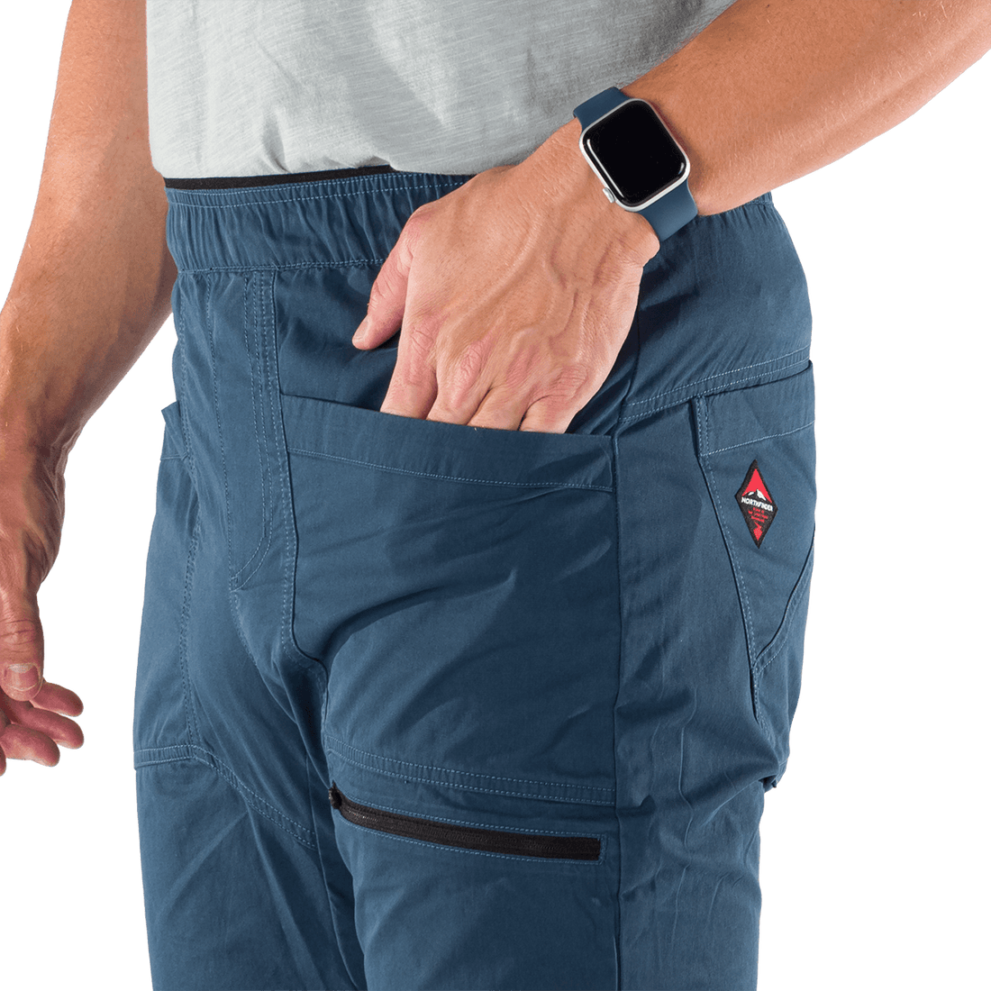 BE-3534OR men's outdoor comfort 3/4 shorts cotton style FORTUN