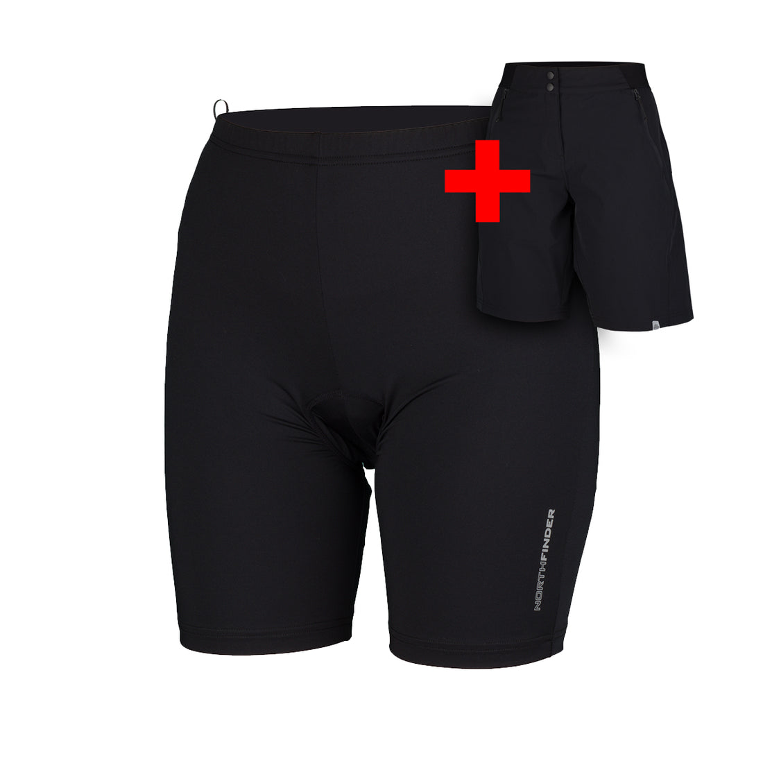 BE-4333MB women's e-bike shorts comfortable 2in1 ROSEWA3