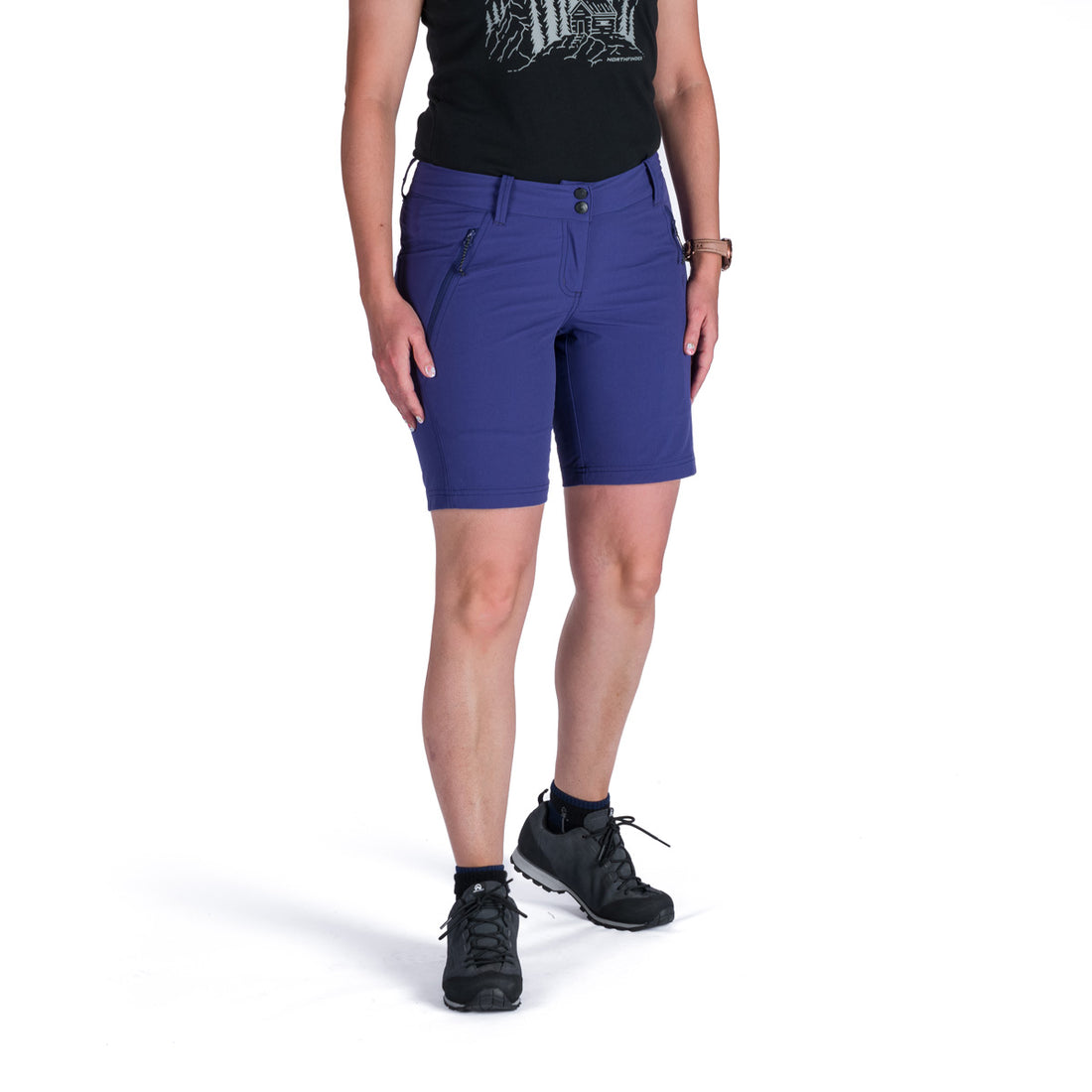 BE-4512OR women's trekking technical regular fit stretch shorts CHANDRA
