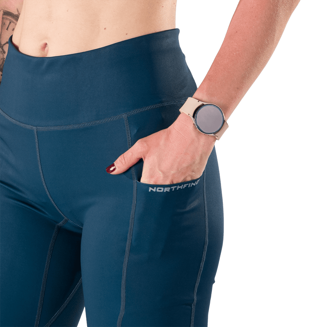 BE-4525OR women's outdoor 3/4 leggings TRIAN