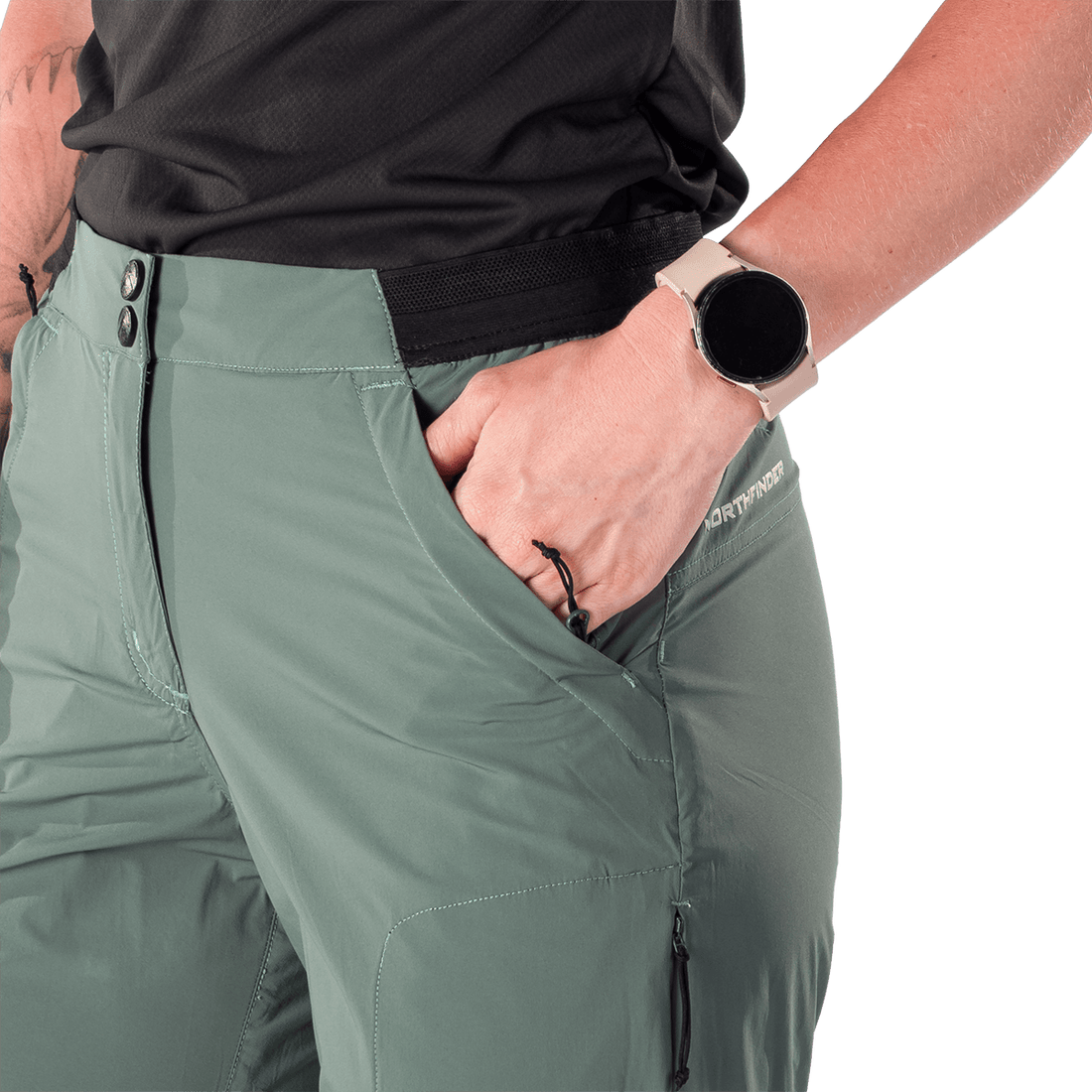 BE-4531OR women's hiking lightweight stretch shorts HALME