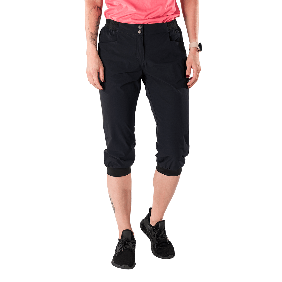 BE-4532OR women's comfort stretch 3/4 shorts FLOR
