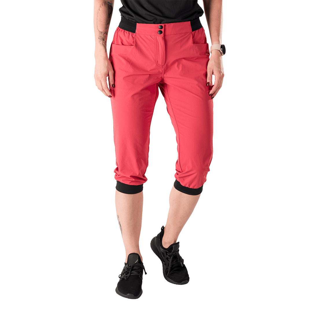 BE-4532OR women's comfort stretch 3/4 shorts FLOR