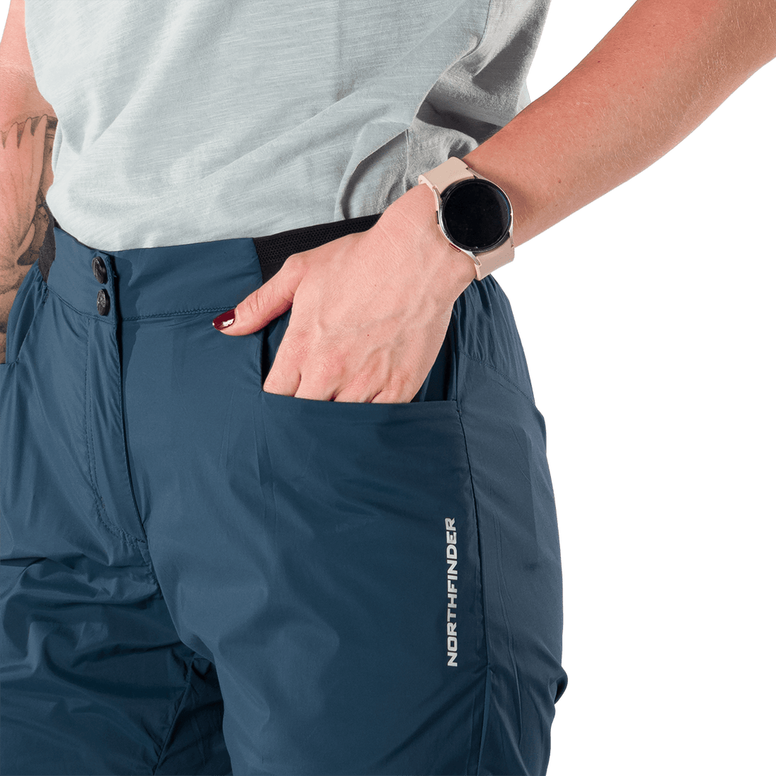 BE-4534OR women's trekking comfort lightweight stretch 3/4 shorts FORTUNATA