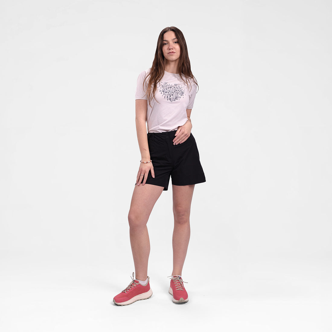BE-4541OR women's trekking lightweight shorts KRIZNICA