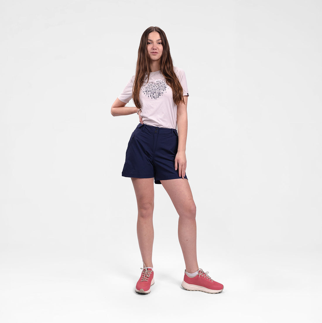 BE-4541OR women's trekking lightweight shorts KRIZNICA