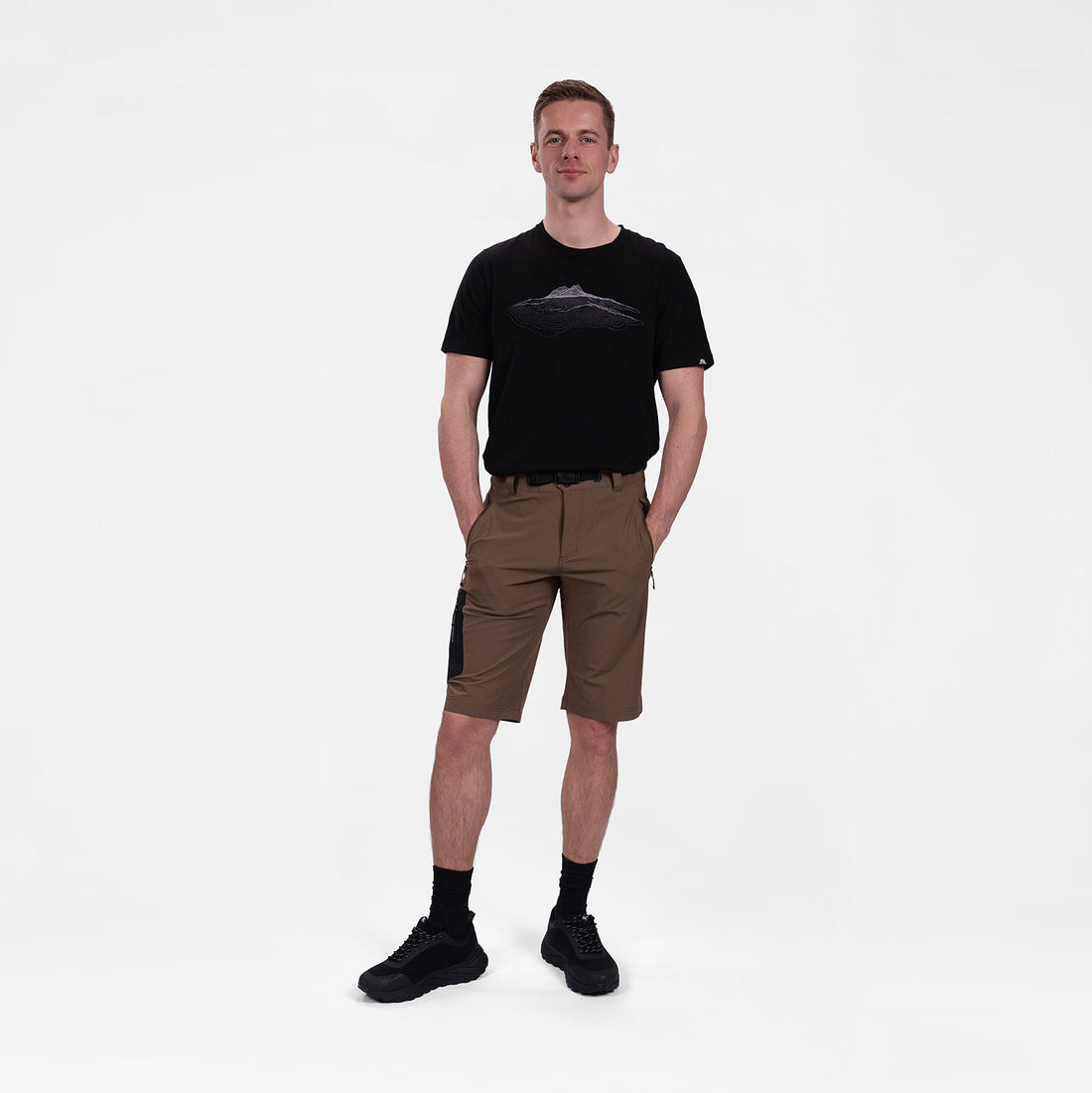 BE-50011OR men's outdoor stretch shorts CLARK