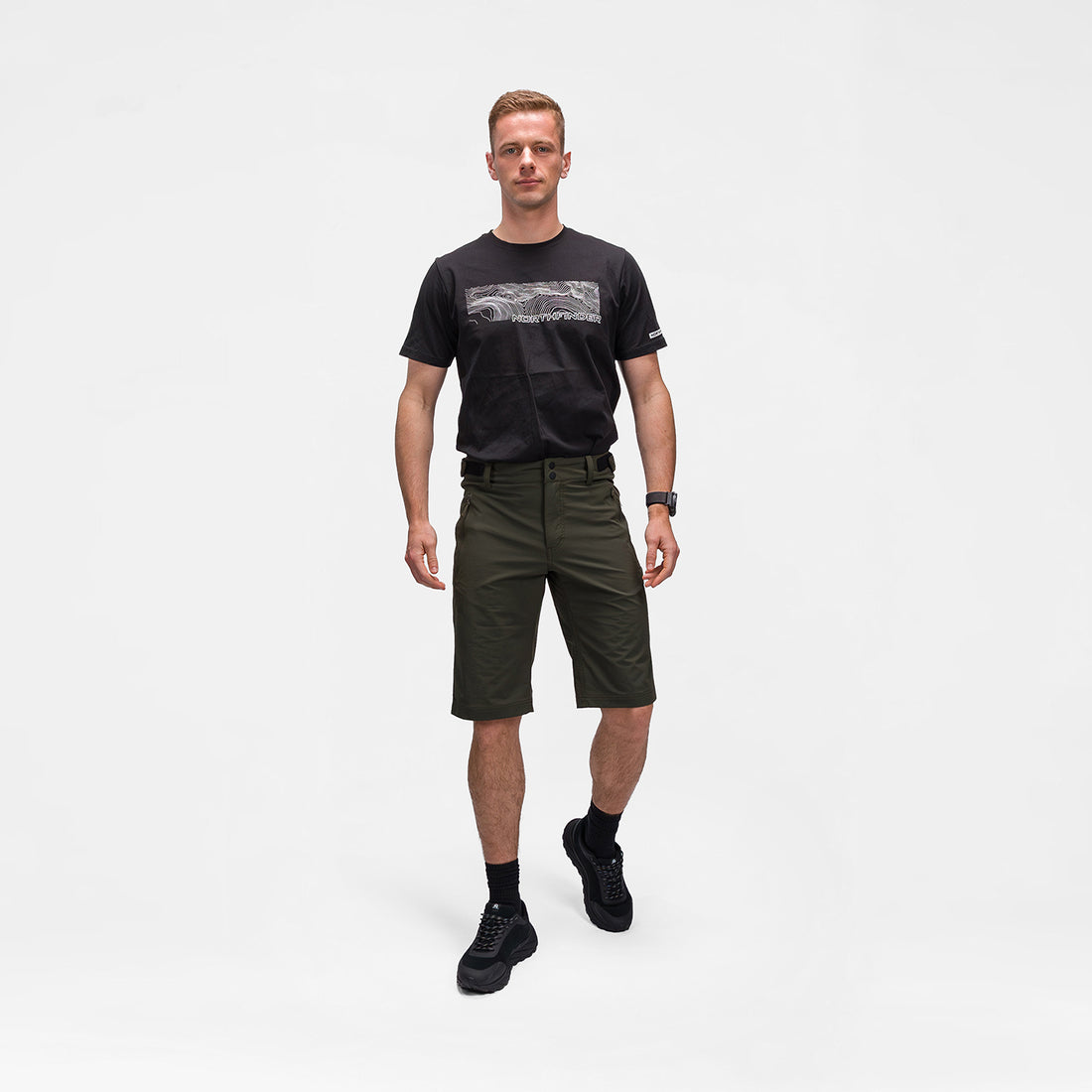 BE-50021OR men's outdoor stretch shorts HORAC