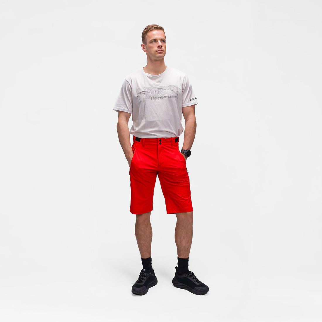 BE-50021OR men's outdoor stretch shorts HORAC