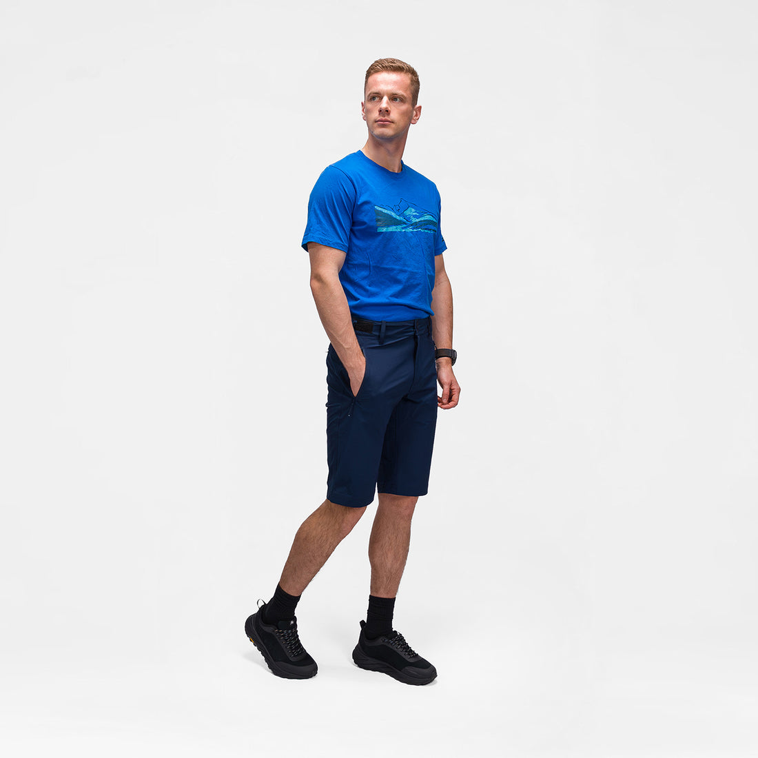 BE-50021OR men's outdoor stretch shorts HORAC