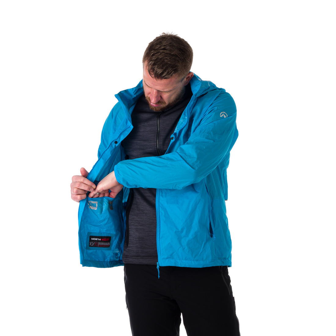 BU-32682SII men's waterproof multisport jacket stowable 2l NORTHKIT