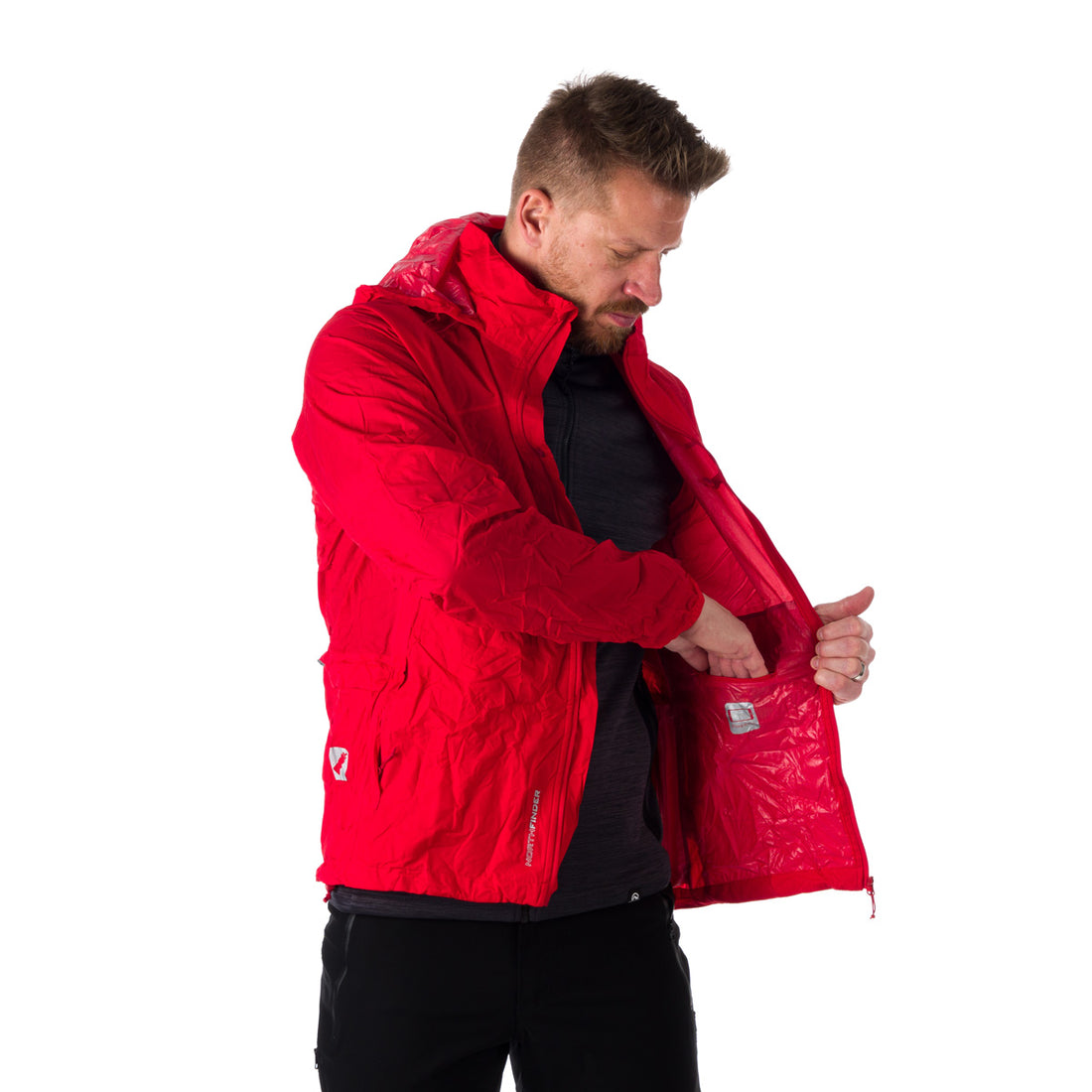 BU-32682SII men's waterproof multisport jacket stowable 2l NORTHKIT