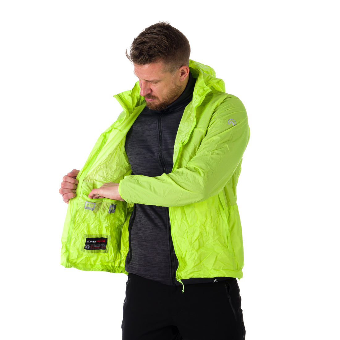 BU-32682SII men's waterproof multisport jacket stowable 2l NORTHKIT
