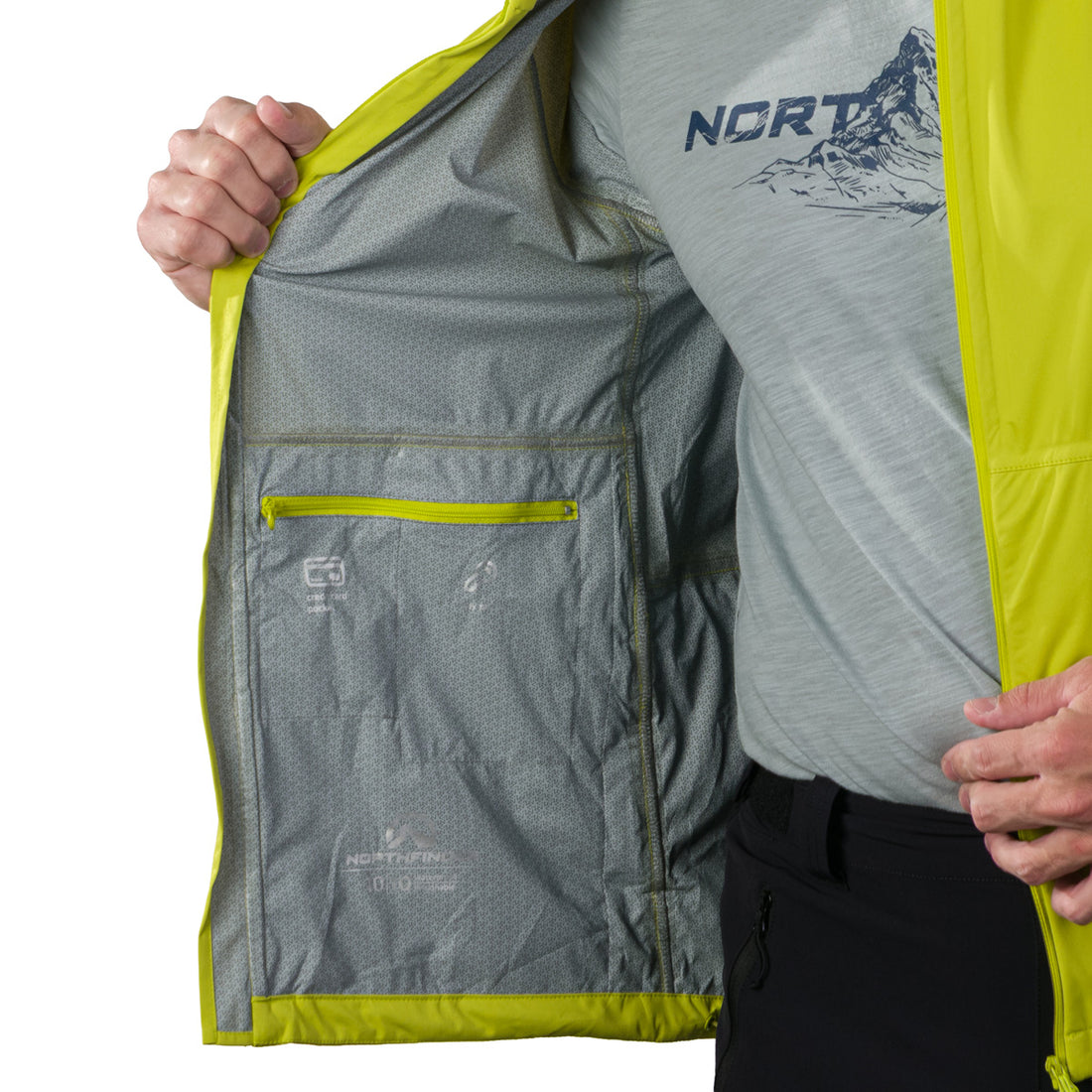 BU-32691OR men's waterproof multisport jacket stowable 2.5L  NORTHKITPRO1