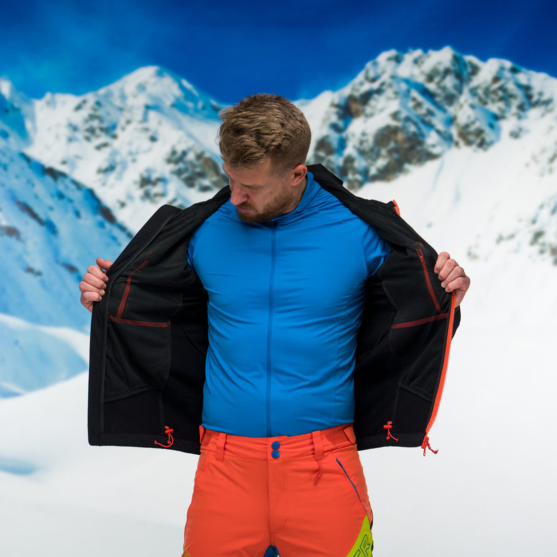 BU-3811SKP men's jacket ski-touring softshell windprotect HRUBY