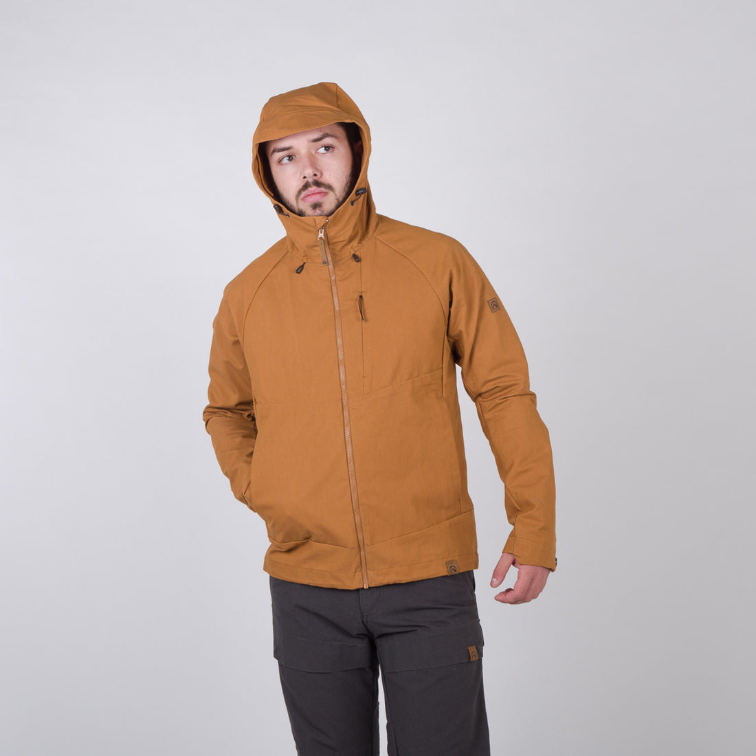 BU-3868AD men's wax jacket adventure TRENGER