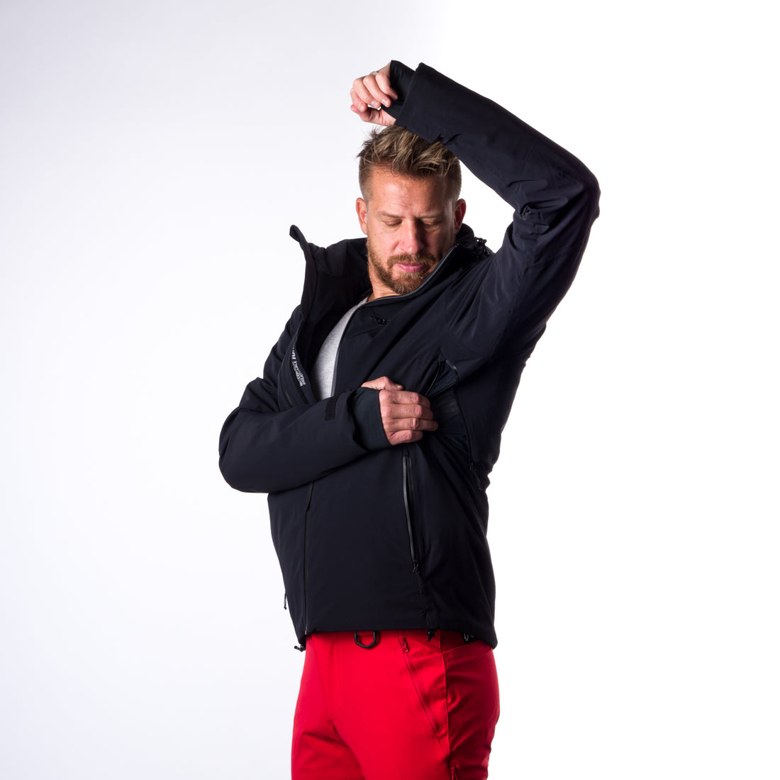 BU-3921SNW men's ski trend jacket insulated full pack BENTLY