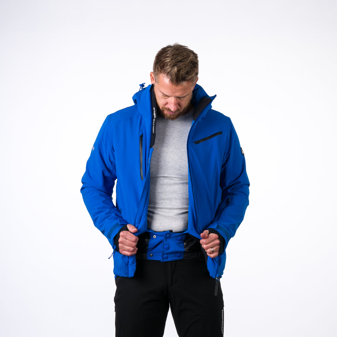 BU-3921SNW men's ski trend jacket insulated full pack BENTLY