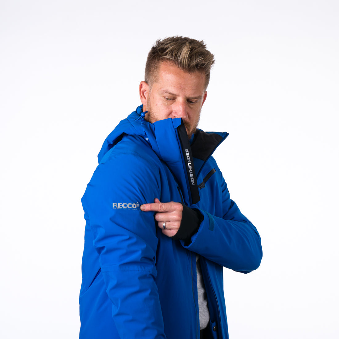 BU-3921SNW men's ski trend jacket insulated full pack BENTLY
