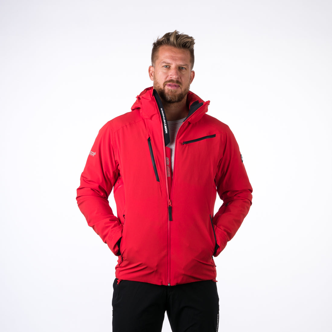 BU-3921SNW men's ski trend jacket insulated full pack BENTLY