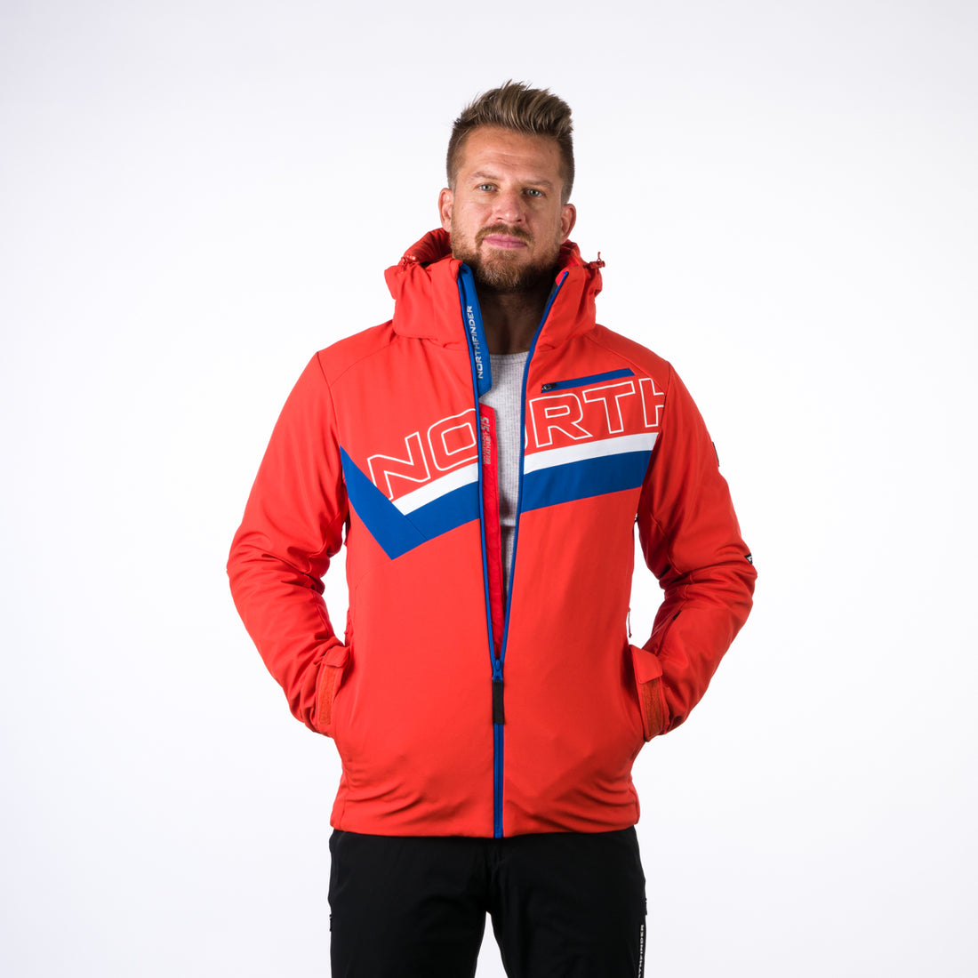 BU-3923SNW men's ski trend jacket insulated full pack softshell 3l NATHAN