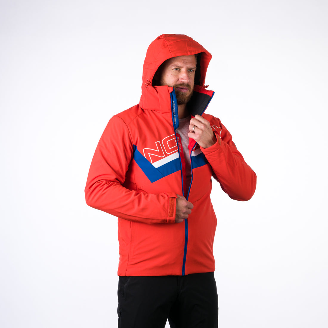 BU-3923SNW men's ski trend jacket insulated full pack softshell 3l NATHAN