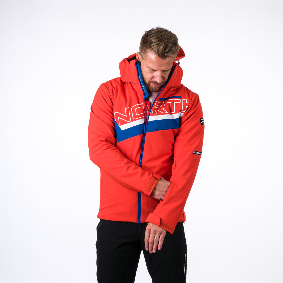 BU-3923SNW men's ski trend jacket insulated full pack softshell 3l NATHAN