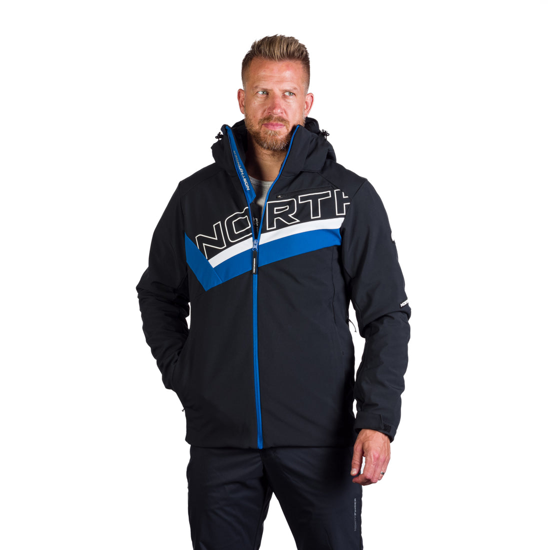 BU-3923SNW men's ski trend jacket insulated full pack softshell 3l NATHAN