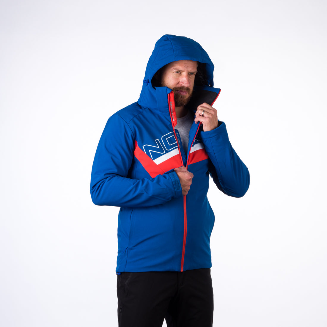 BU-3923SNW men's ski trend jacket insulated full pack softshell 3l NATHAN