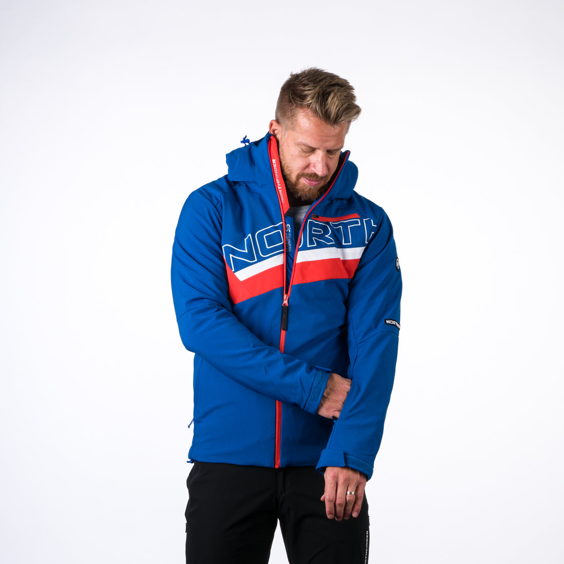 BU-3923SNW men's ski trend jacket insulated full pack softshell 3l NATHAN