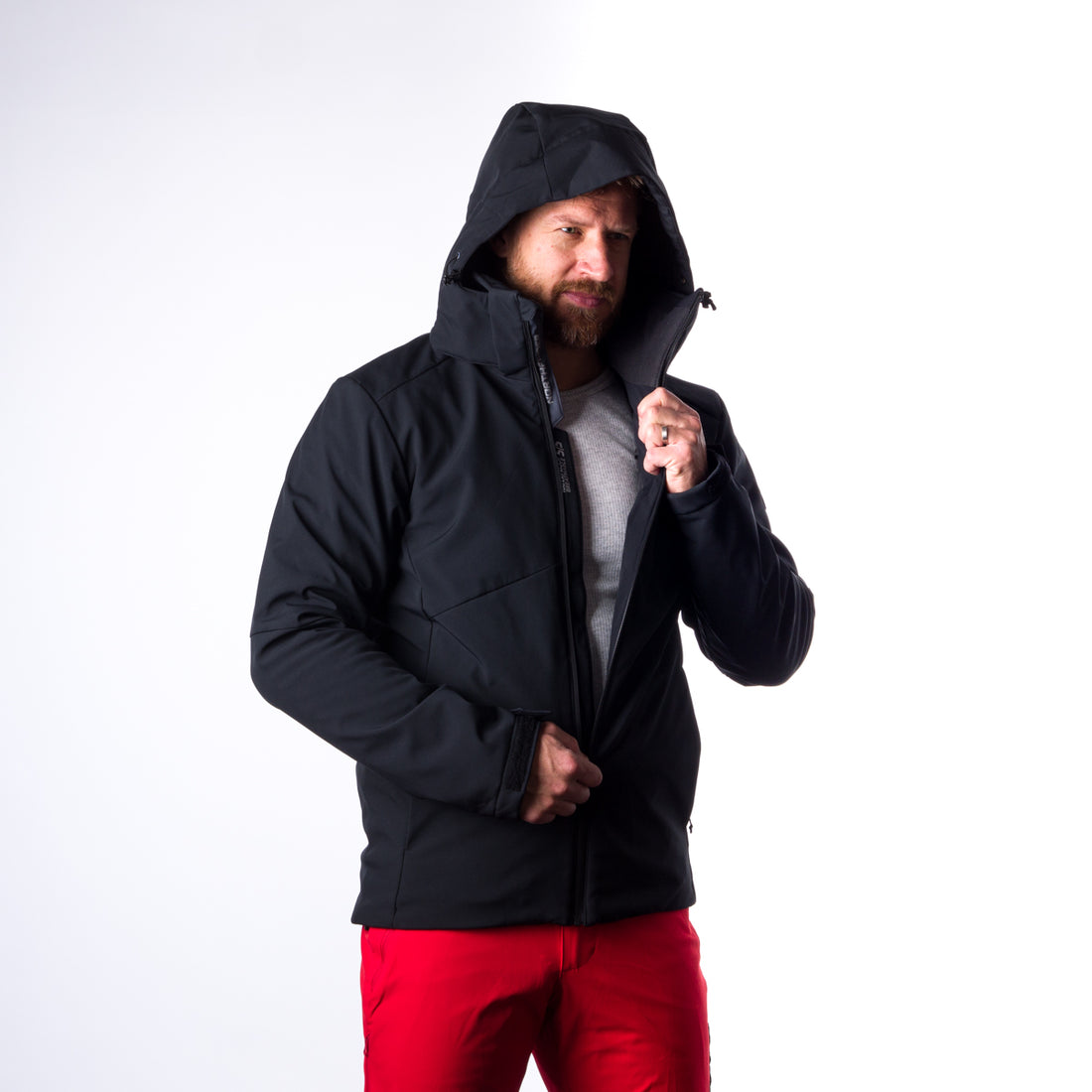 BU-3924SNW men's ski jacket softshell insulated full pack 3l KOBE