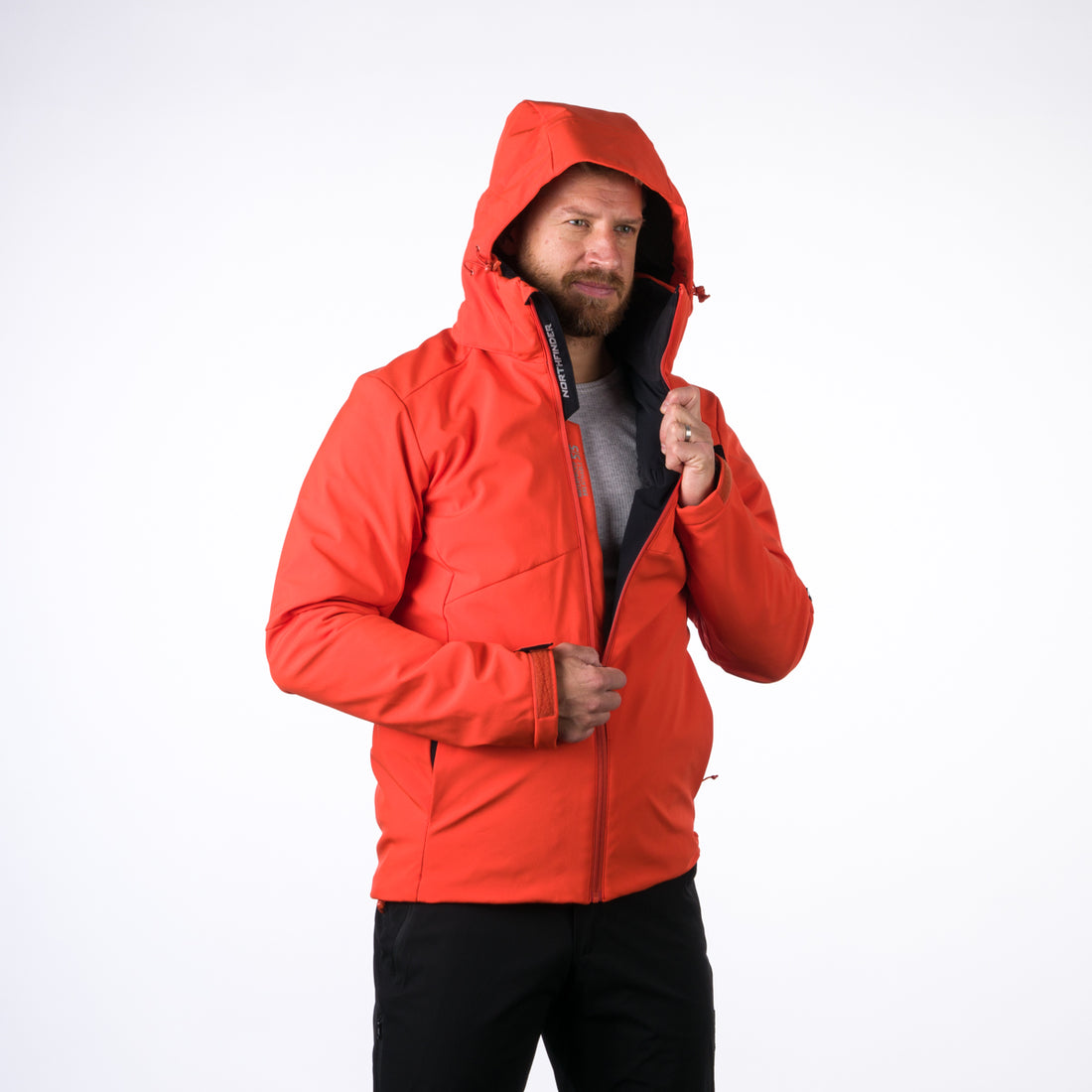 BU-3924SNW men's ski jacket softshell insulated full pack 3l KOBE