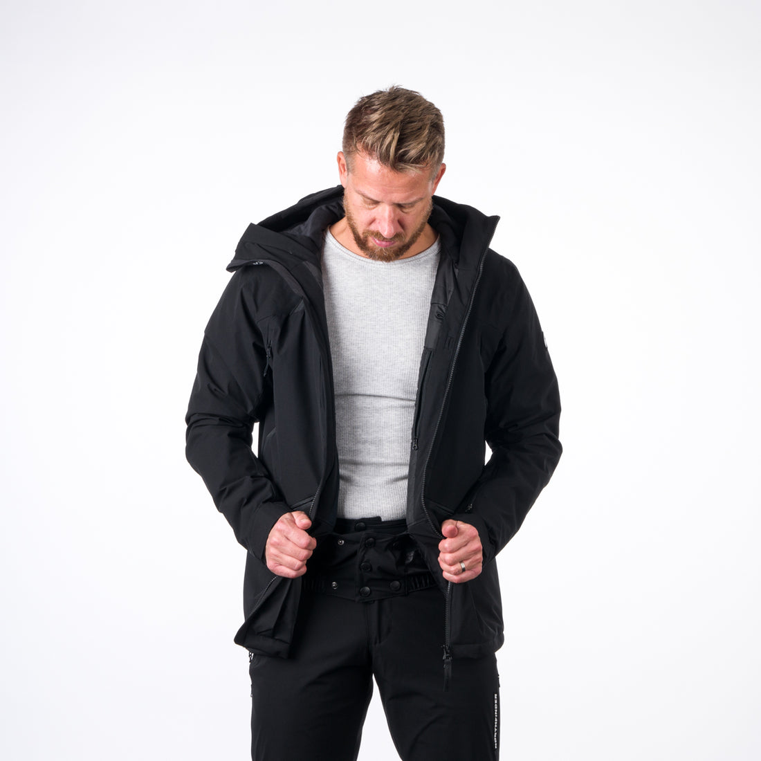 BU-3925SNW men's prolonged ski jacket insulated CHANDLER