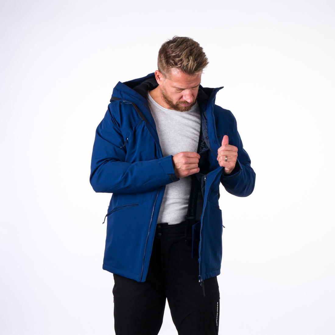 BU-3925SNW men's prolonged ski jacket insulated CHANDLER