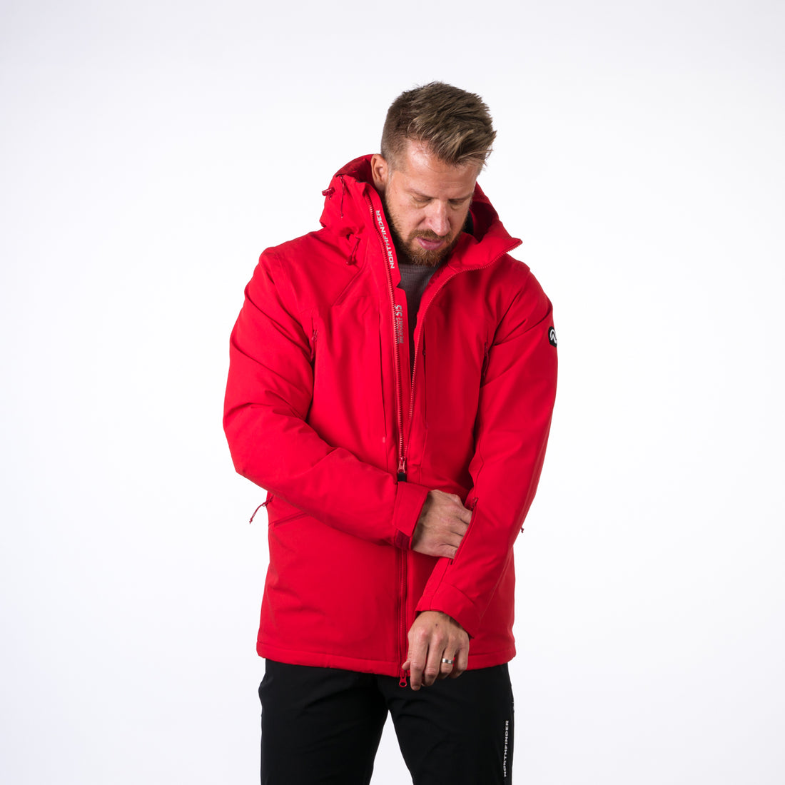 BU-3925SNW men's prolonged ski jacket insulated CHANDLER