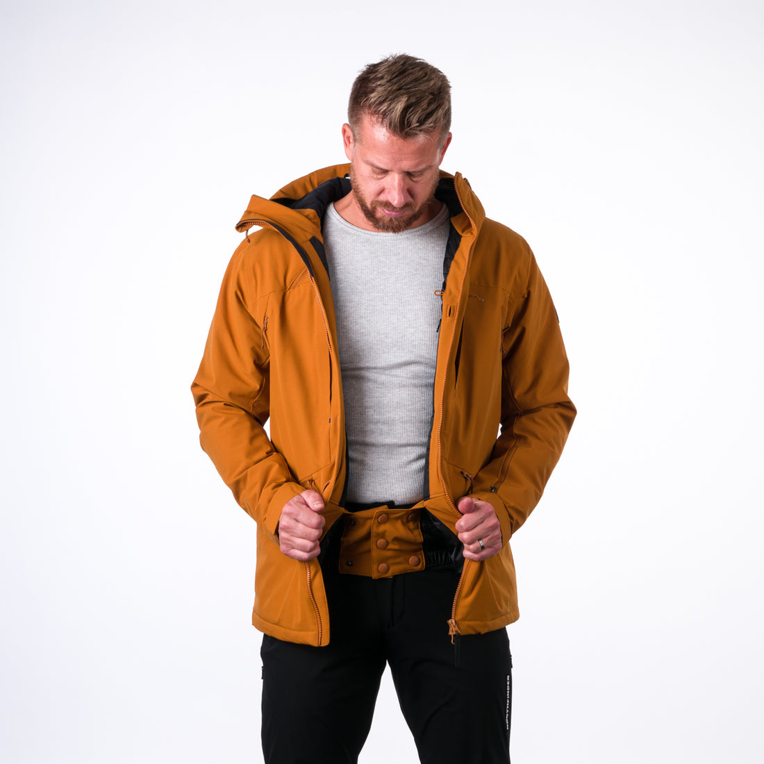 BU-3925SNW men's prolonged ski jacket insulated CHANDLER