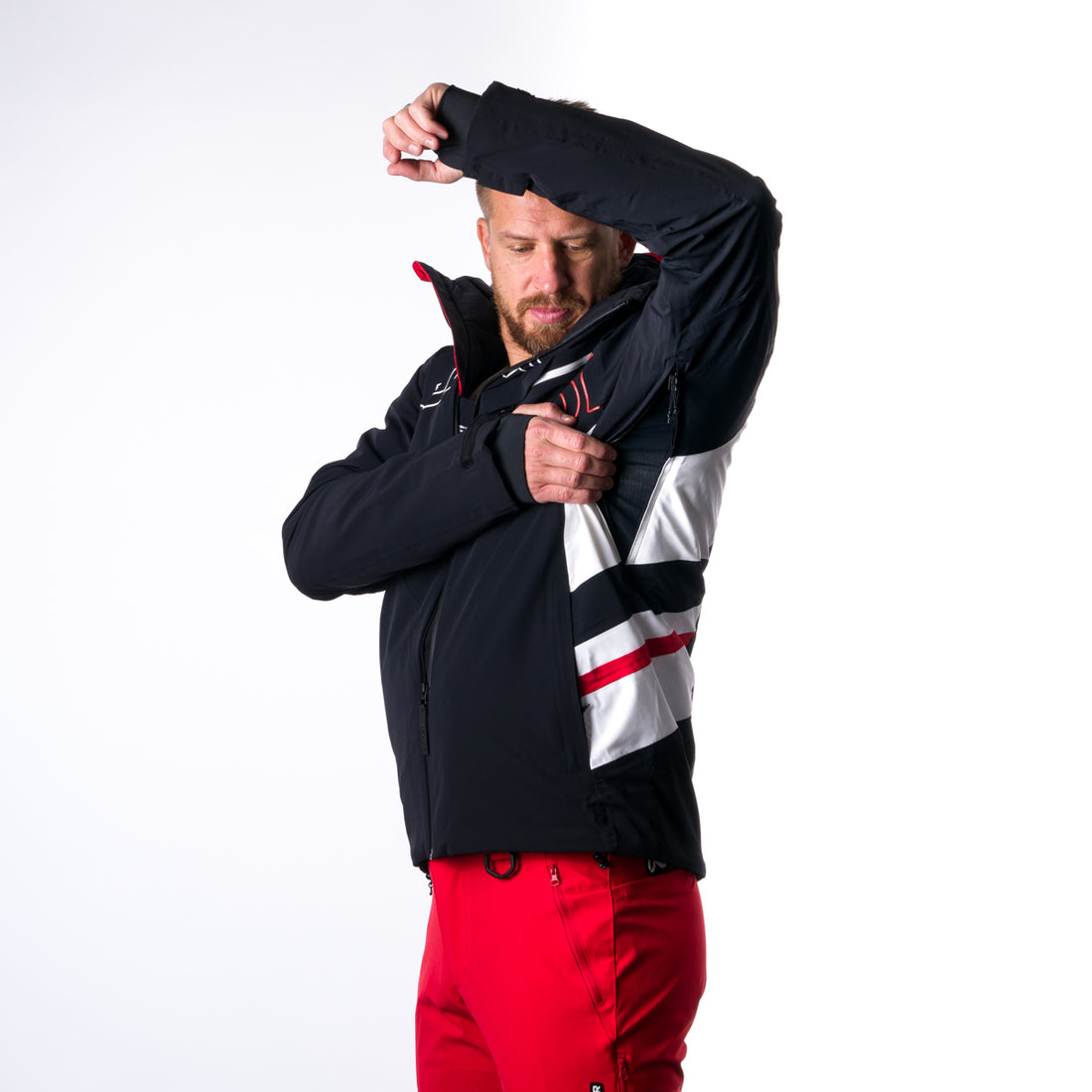 BU-3929SNW men's ski trend jacket insulated full pack DAMIEN
