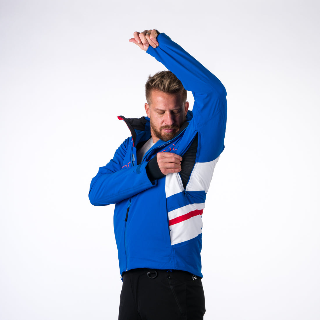 BU-3929SNW men's ski trend jacket insulated full pack DAMIEN