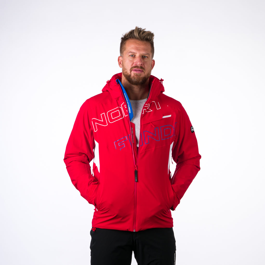 BU-3929SNW men's ski trend jacket insulated full pack DAMIEN