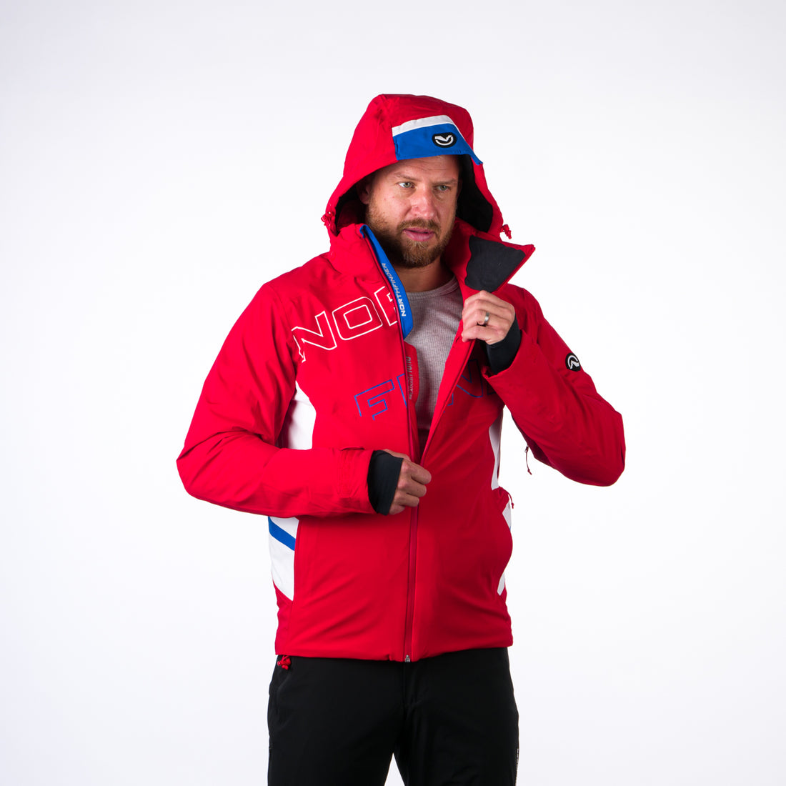 BU-3929SNW men's ski trend jacket insulated full pack DAMIEN