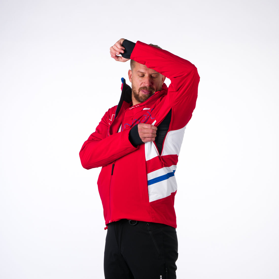 BU-3929SNW men's ski trend jacket insulated full pack DAMIEN