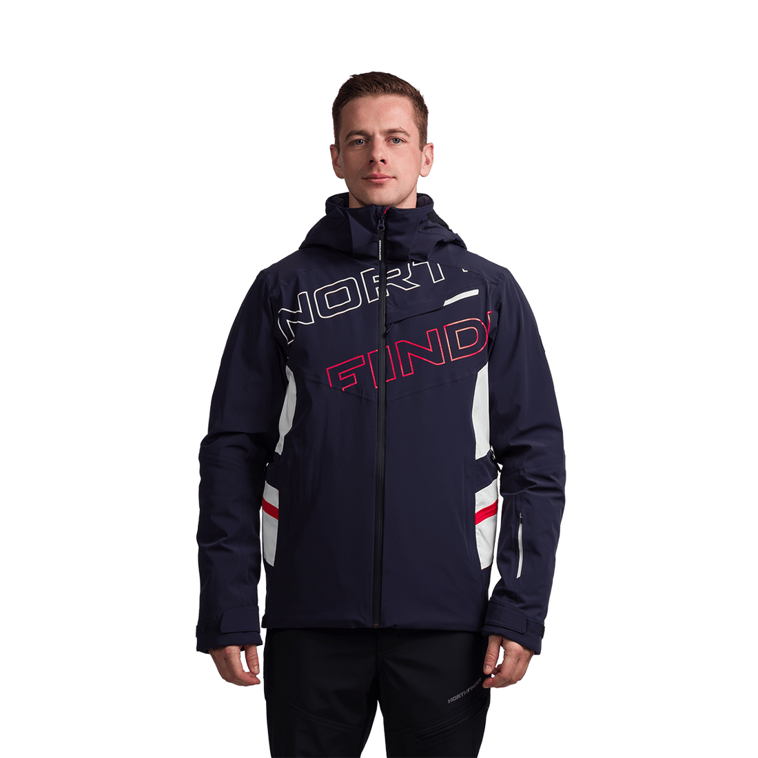 BU-3929SNW men's ski trend jacket insulated full pack DAMIEN
