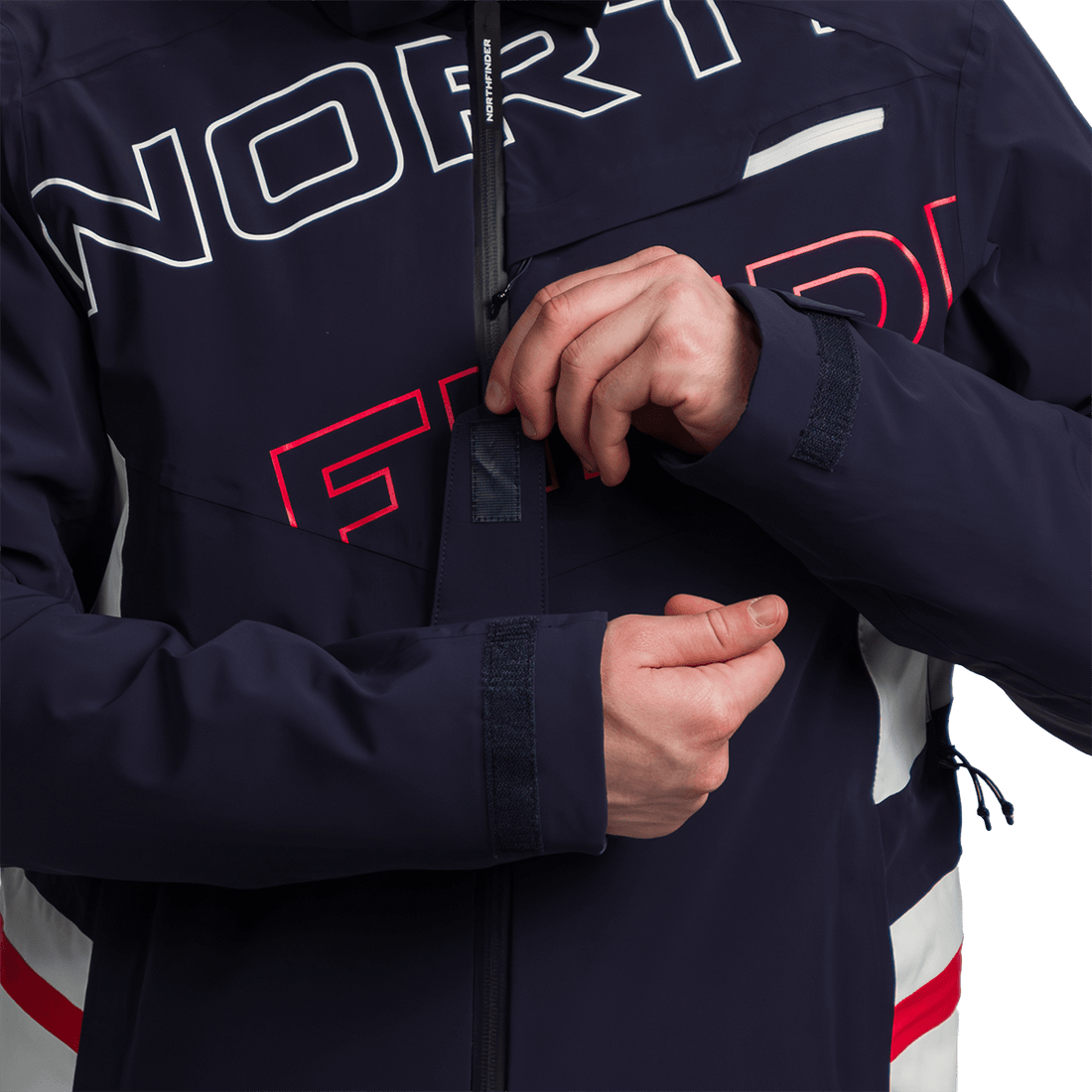 BU-3929SNW men's ski trend jacket insulated full pack DAMIEN