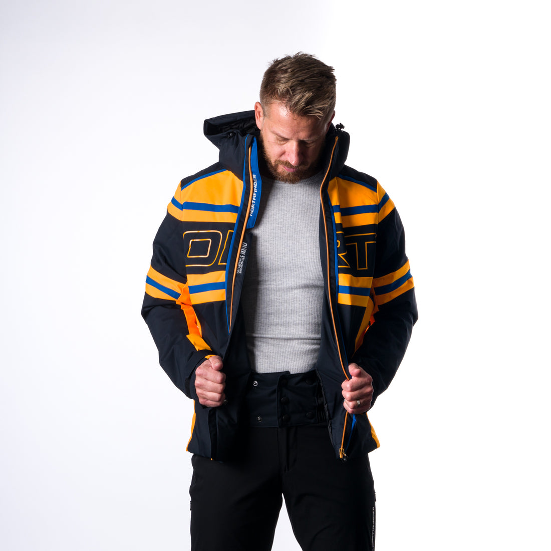 BU-3930SNW men's ski trend jacket insulated full pack RAMIRO