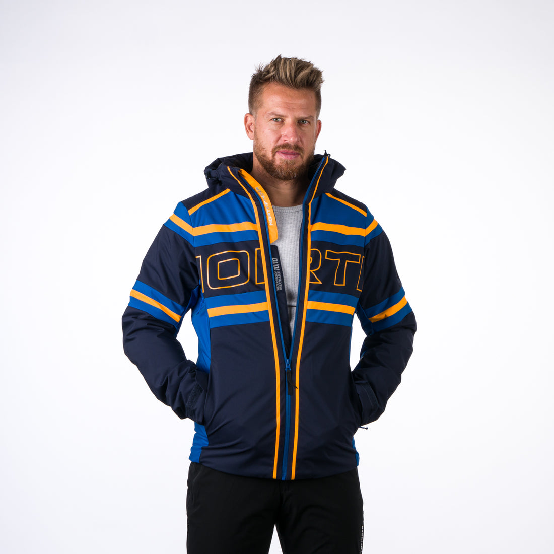 BU-3930SNW men's ski trend jacket insulated full pack RAMIRO