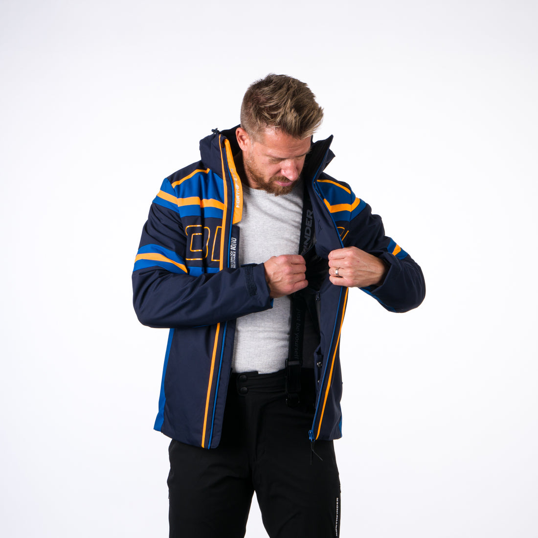 BU-3930SNW men's ski trend jacket insulated full pack RAMIRO