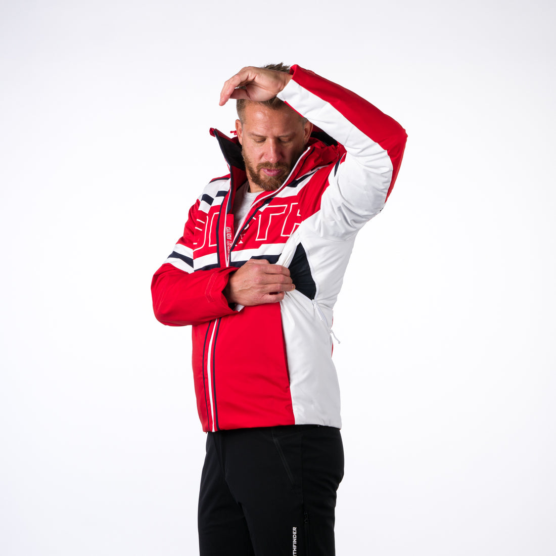BU-3930SNW men's ski trend jacket insulated full pack RAMIRO