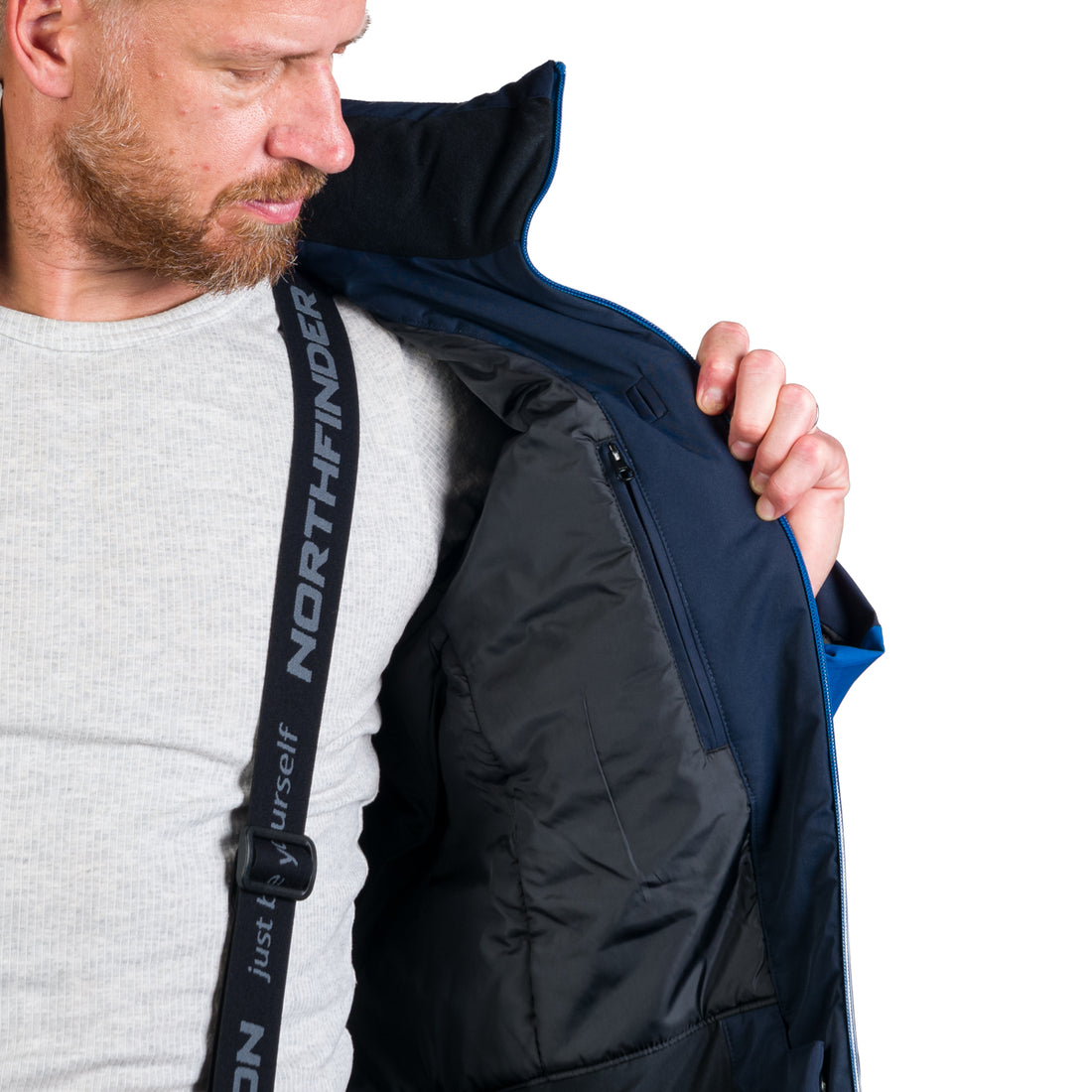 BU-3930SNW men's ski trend jacket insulated full pack RAMIRO