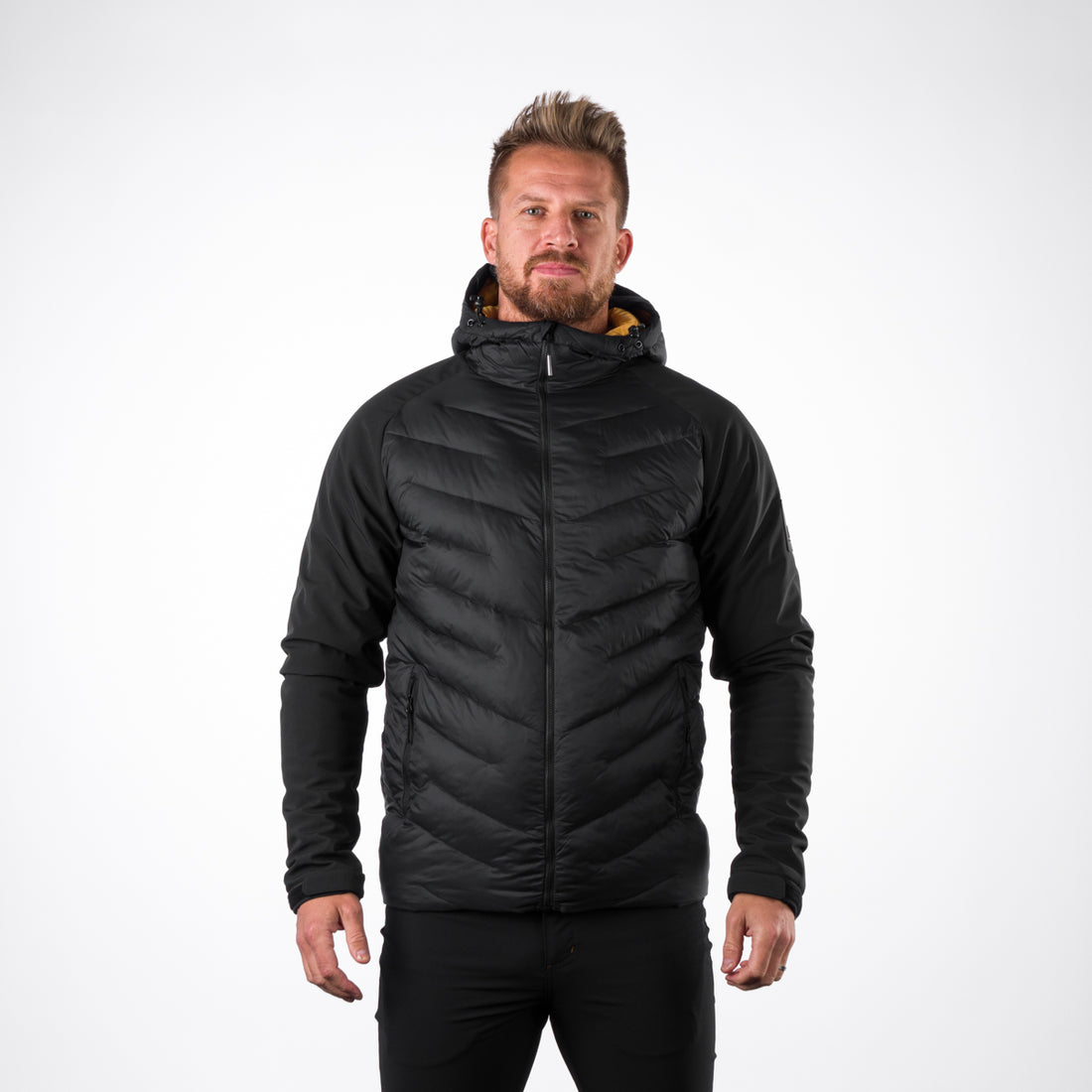 BU-3933SP men's insulated jacket combination with softshell NIKOLAS